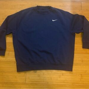 Nike Men's Deep Blue Crewneck Sweater